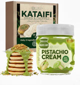 Ceres Gourmet Kataifi Shredded Fillo Dough & Pistachio Butter Spread Bundle for Dubai Chocolate Bar, Authentic Turkish Dried Chopped Kadayif Pastry