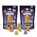 Aura Gems Crystal Candy edible gems 2 Pack - Crunchy Shell Gooey Center ASMR Candy - Viral TikTok Candy - Watermelon, Green Apple & Blue Raspberry