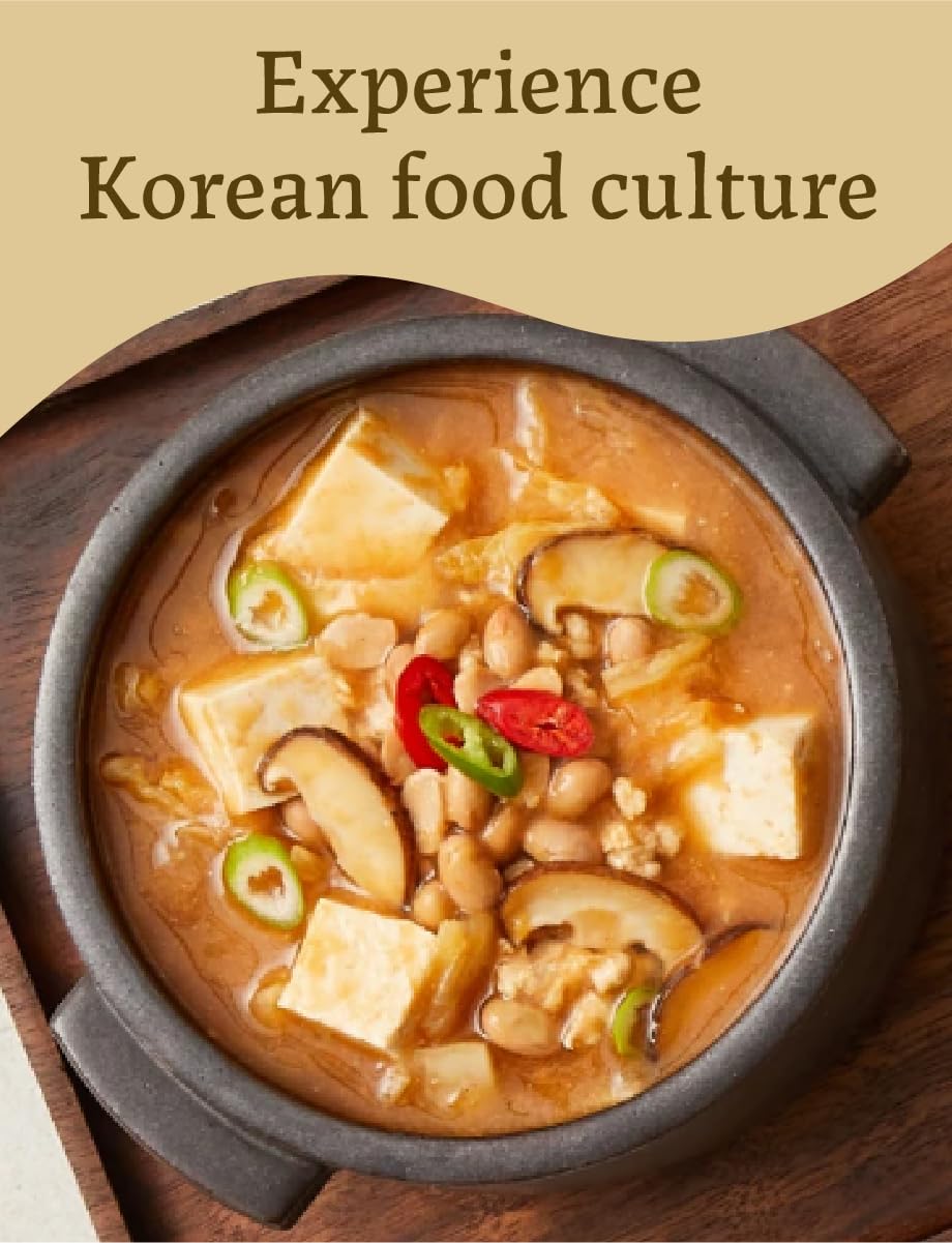 KULOSORY [Pack of 2]BIBIGO Korean tofu Cheonggukjang Soup - 16.2oz / Fermented Soybean Stew ?? ?????
