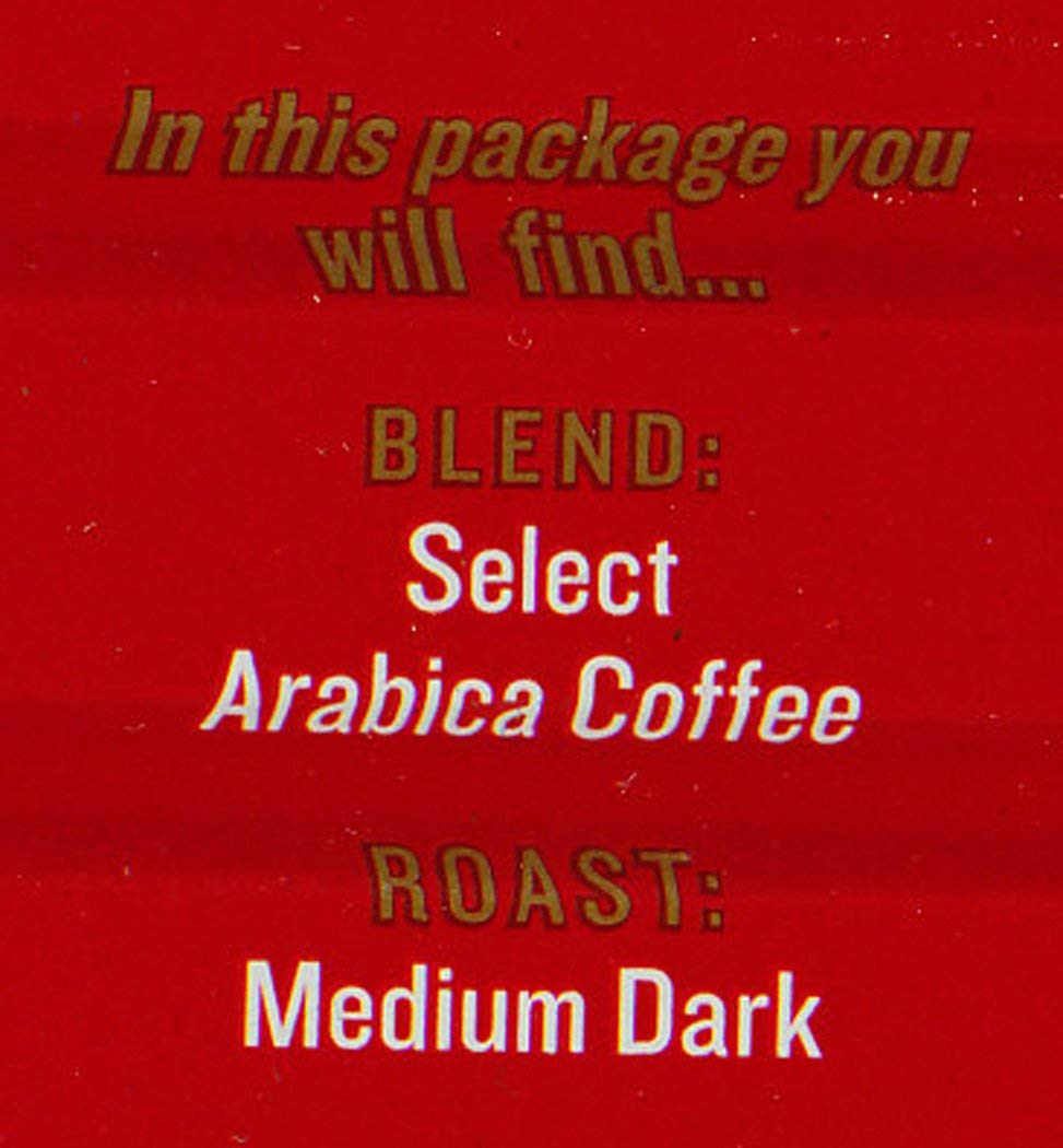 French Market French Roast Medium-Dark Roast Ground Coffee, 12oz Can (Pack of 1)