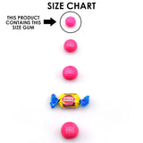 Dubble Bubble Gumball Machine Refill - More than 3 Pounds of Bulk Bubblegum Balls - .5 Inch Assorted Gumballs for Small Mini Candy Dispenser - 53