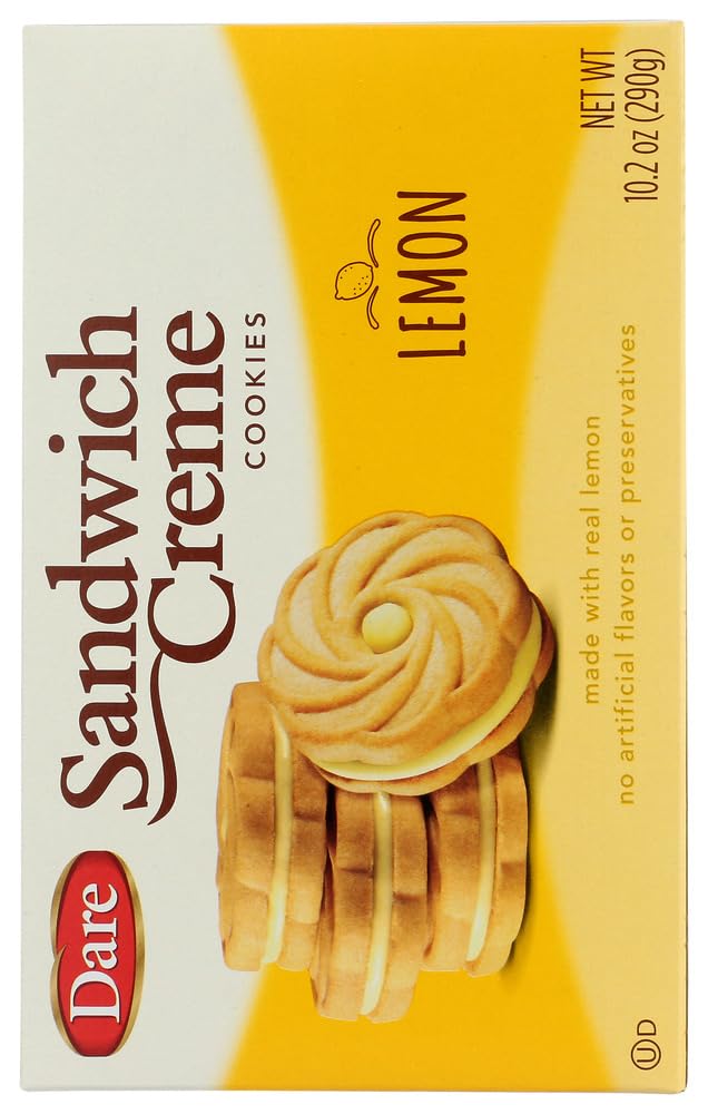 Dare Cookie Lemon Creme, 10.2 oz