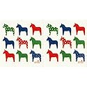 Anneko Swedish Dishcloth/Sponge Cloth Designs Made in Sweden Multicolor Dala Horse (2-pk Multicolor Dala Horse)