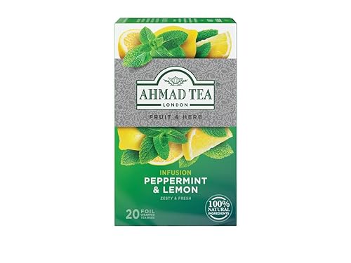 Ahmad Tea - Peppermint & Lemon Tea 20 Bags - 30g