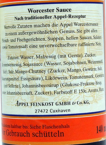 Appel Worcester Sauce 140ml