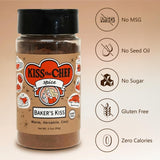 Kiss the Chef Baker's Kiss Cinnamon Cardamom Spice Blend 3.5 oz - Warm Spice for Baking, Iced Coffee, Apple Pie, Cocktails & Ice Cream - All-Season