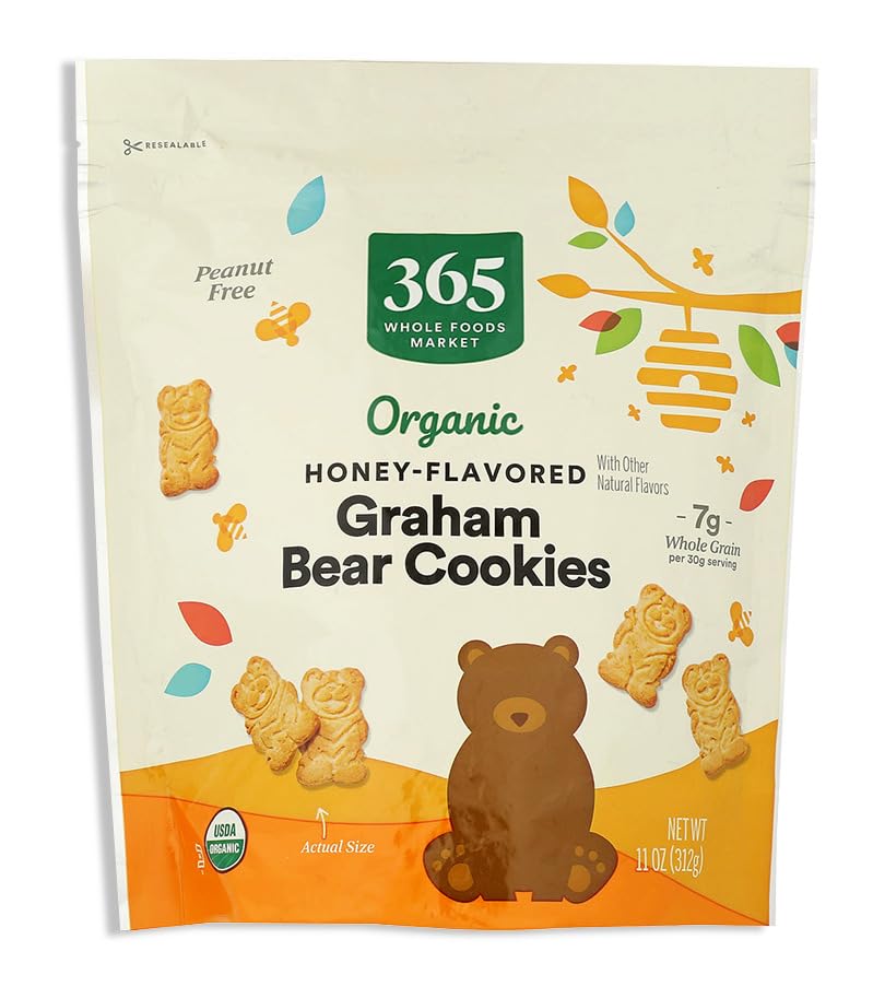 365 by Whole Foods Market Organic Bears Honey Graham Cookies, 11 OZ