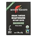 Mount Hagen - Organic Fairtrade Decaffeinated Instant Coffee 25ct - Case of 8-1.76 OZ