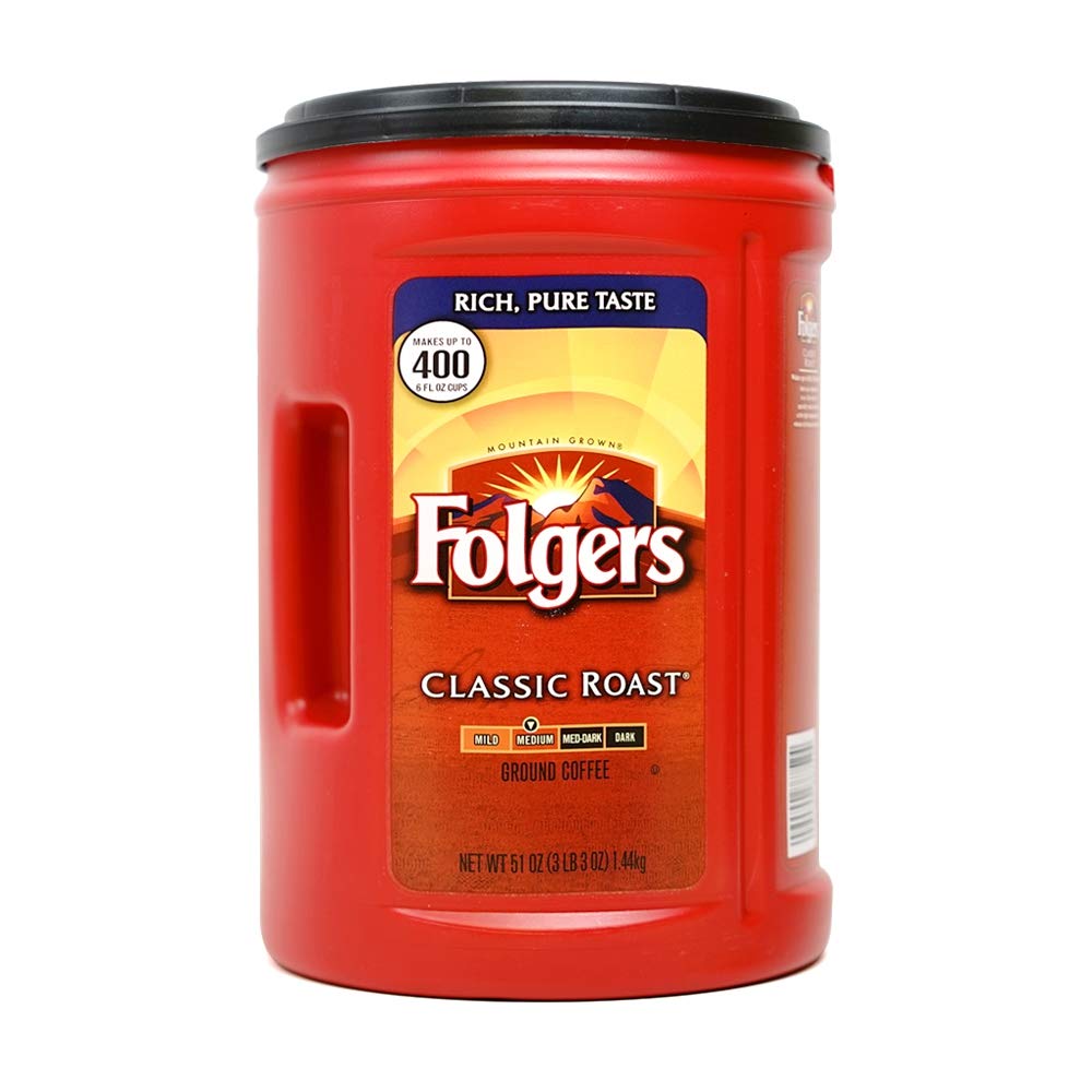 Folgers Folgers Classic Roast Ground Coffee (51 Ounce .), Roast Ground Coffee, 51 Ounce