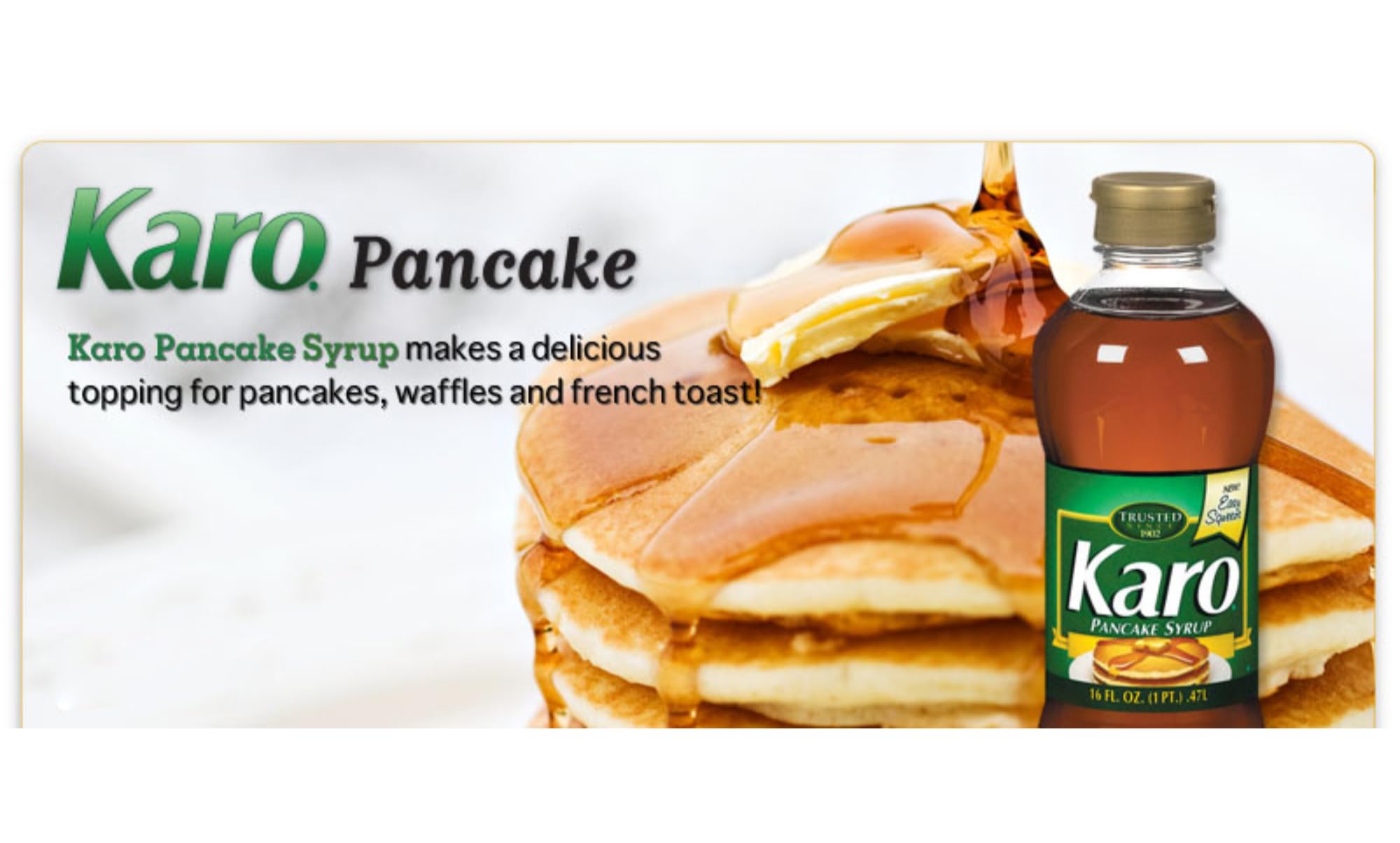 Karo Pancake Syrup, 16-Ounce, 2 pack