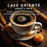 Oriente Cuban Coffee Roasters Variety Pack - 20 ct Instant Coffee (Cafe Oriente, Cafe Cubano, Cafe De Olla) - 100% Arabica Coffee for Hot or Iced