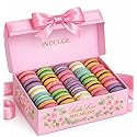 LeilaLove Macarons - 25 Gourmet Macarons Collections of dozen flavors box varies in seasonal style