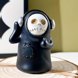 Ghost ornaments skull wizard faceless horror ornaments home desktop resin ornaments (d style)