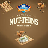 Blue Diamond Almonds Artisan Nut Thins Cracker Crisps, Multi-Seeds, 4.25 Ounce (Pack of 12)