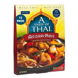 A Taste of Thai Red Curry Paste - Authentic & Natural Ready-to-Use Thai Curry Paste - Vegan, Gluten?Free & Non?GMO - Rich, Aromatic Flavor