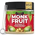 100% Monk Fruit Extract (90X Sweeter Than Sugar) Monk Fruit Sweetener No Erythritol, Sugar Substitute, Zero Calories, Zero Glycemic, Non-GMO, 25%