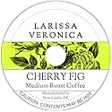 Cherry Fig Medium Roast Coffee (Single Serve K-Cup Pods) (Gourmet, Naturally Flavored, Whole Coffee Beans) (12 pods, ZIN: 575368)