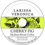 Cherry Fig Medium Roast Coffee (Single Serve K-Cup Pods) (Gourmet, Naturally Flavored, Whole Coffee Beans) (12 pods, ZIN: 575368)