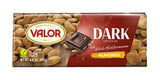 Valor. Dark Chocolate with whole Mediterranean Almonds. 250g (8.75oz).