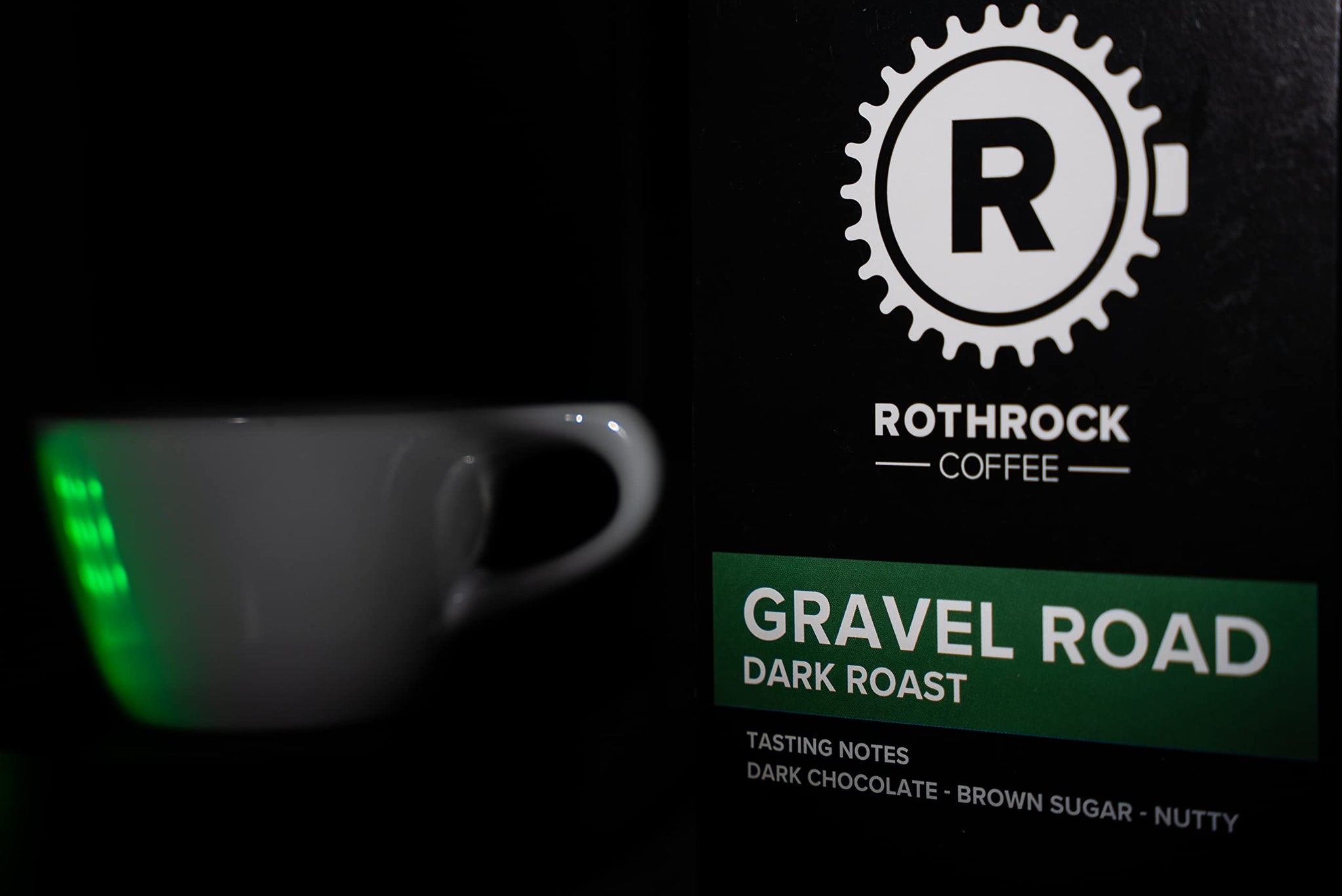 Rothrock Coffee Gravel Road (Dark Roast Coffee Pods, 12 Count) Single Serve Specailty Coffee Pods