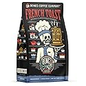 Bones Coffee Company French Toast, Sweet and Buttery Flavored Coffee, Medium Roast Low Acid Arabica Beans Compatible with Auto drip and French Press