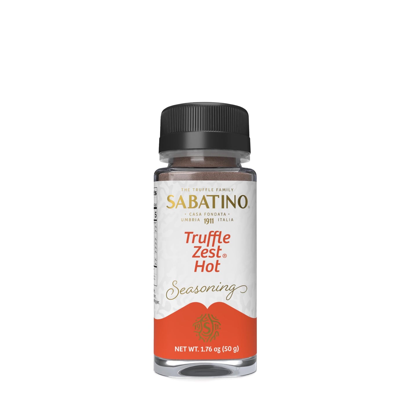 Sabatino Tartufi Truffle Zest Seasoning, Hot, The Original All Natural Gourmet Truffle Powder, Plant Based, Vegan and Vegetarian Friendly, Kosher, Low
