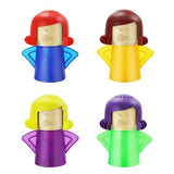 UgyDuky 4 Pack Angry Mom Microwave Cleaner Microwave Oven Steam Cleaner Doll Use Water and Vinegar High Temperature Cleaning Kitchen Cleaning Tool