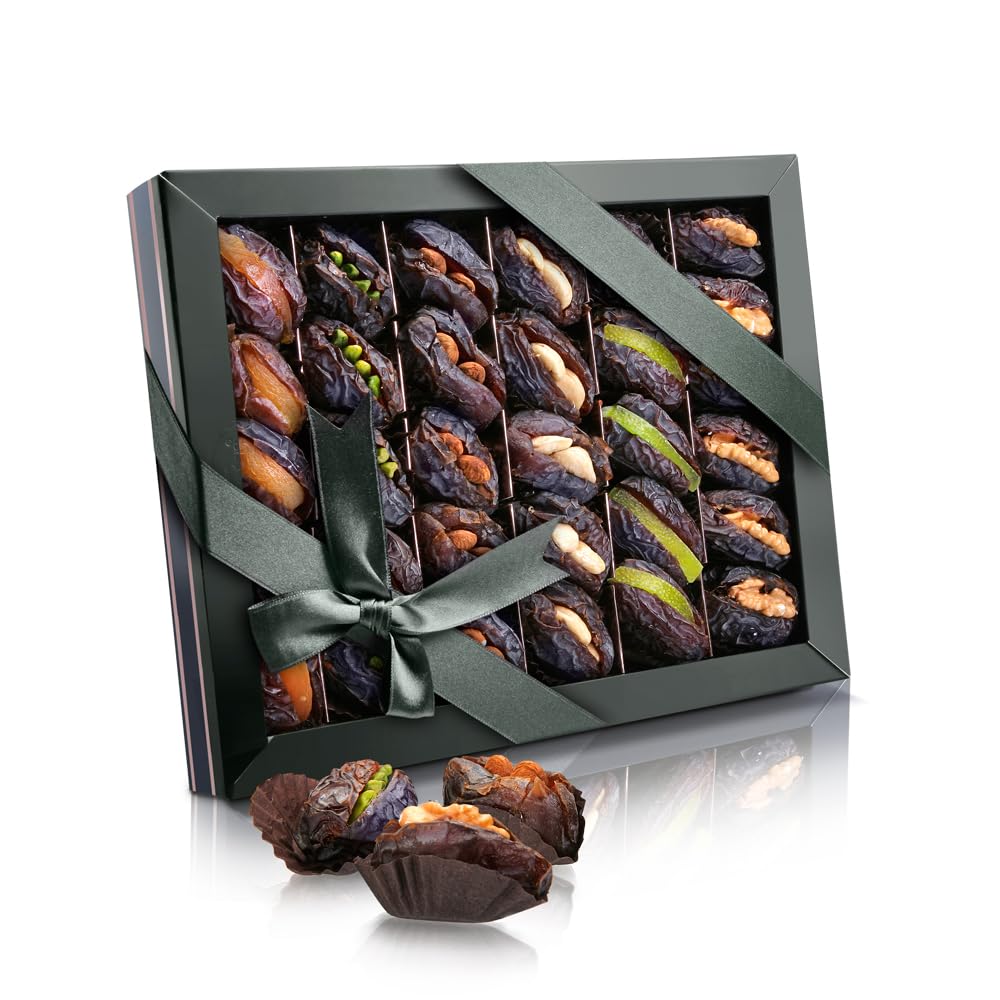 Malatya Pazari Stuffed Medjool Dates with Nuts and Dried Fruit, 26.4oz