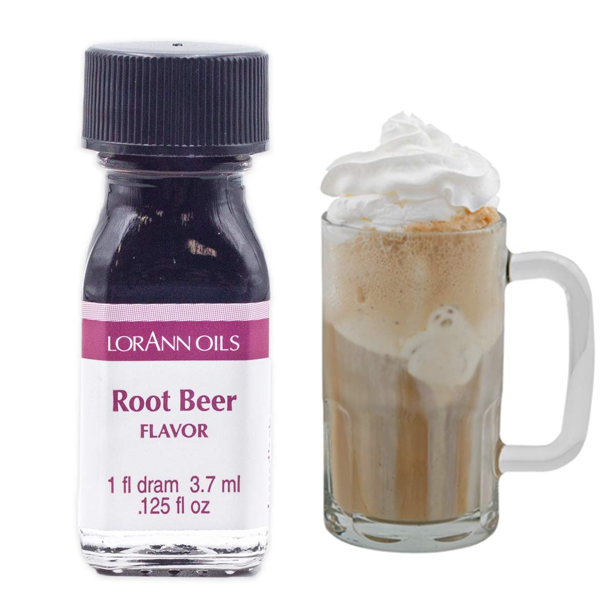 LorAnn Root Beer SS Flavor, 1 dram bottle (.125 fl oz - 3.7ml - 1 teaspoon)