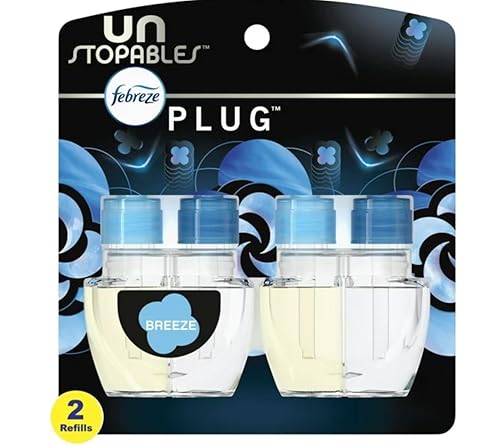 Febreze Dual Plugin Refill Scented Breeze 1.75Ml, purple