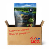 Veefood Golden Crunch In-Shell Macadamias 225g - Premium Australian Macadamia Nuts with Vanilla Flavor | Crunchy, Creamy & Heart-Healthy Snack (Pack