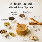 VAHDAM Instant Chai Tea (3oz/85g) - Traditional Masala Chai | Makes 100 Cups | Natural Spices, Zero Calories | Instant Indian Tea - No Steeping |