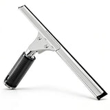 MRDARENSU 14-inch Squeegee for Shower Glass & Window Cleaning, Professional Stainless Steel Squeegee with Durable Handle for Streak-Free Glass