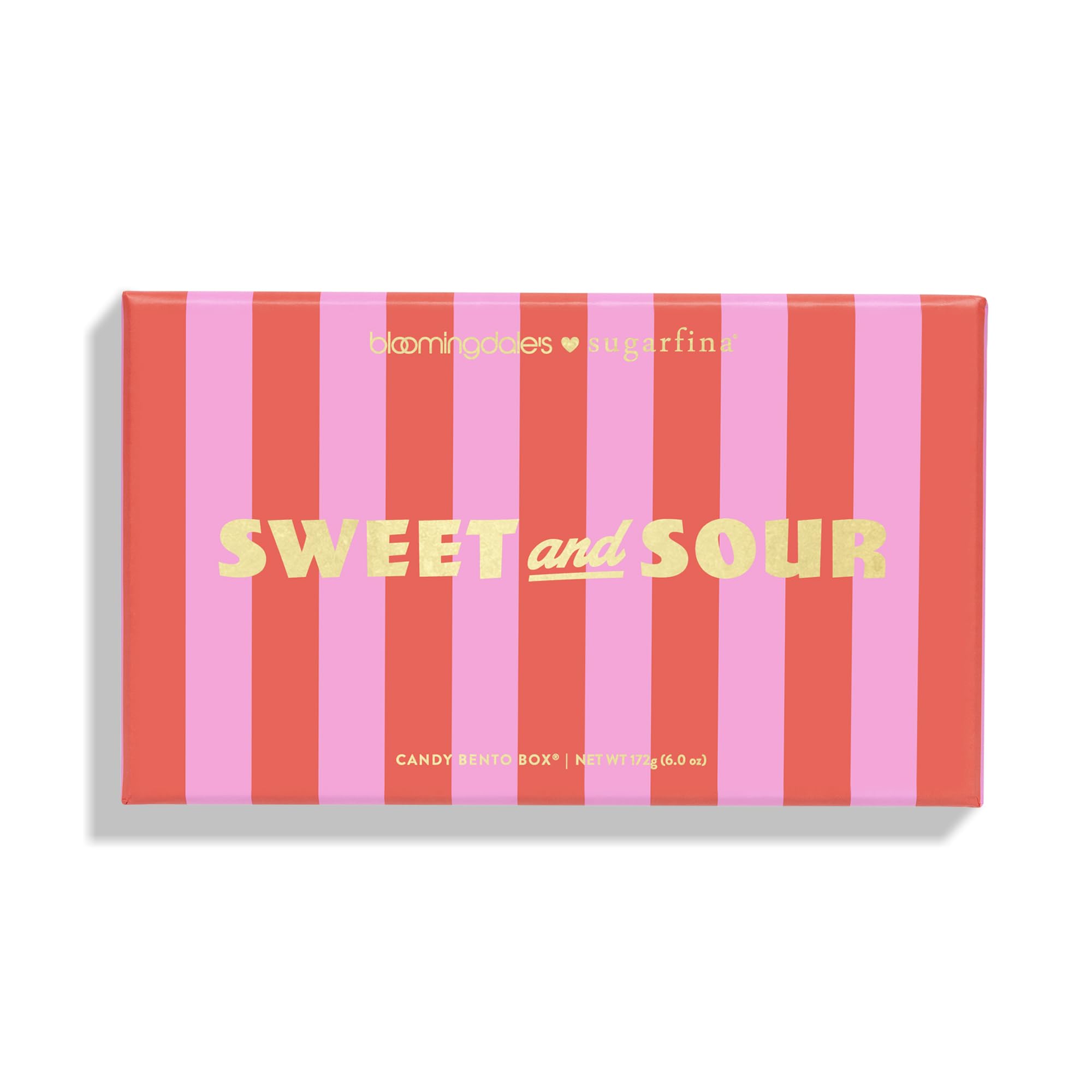 Sugarfina Sweet and Sour 2 Piece Candy Bento Box | Sour Strawberries, Sweet & Sour Hearts