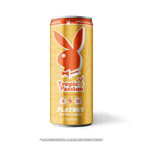 PLAYBOY Energy Drink - Tropic Passion (Pineapple) - 12 Pack of 12oz Cans | Performance + Pleasure Energy | NextGen Lifestyle Drink