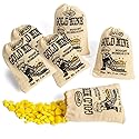 Old Fashioned Bubble Gum Candy: Fruit Flavor Chewing Gum in Individual Drawstring Bags by Espeez - Vintage Bulk Candy Packs for Parties and Special