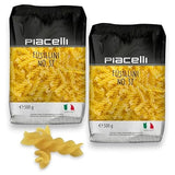 Piacelli Fusillini Pasta - Protein Pasta Made from Fine Durum Wheat Semolina for Rich Flavor - Enjoy Organic Noodles in Your Favorite Recipes