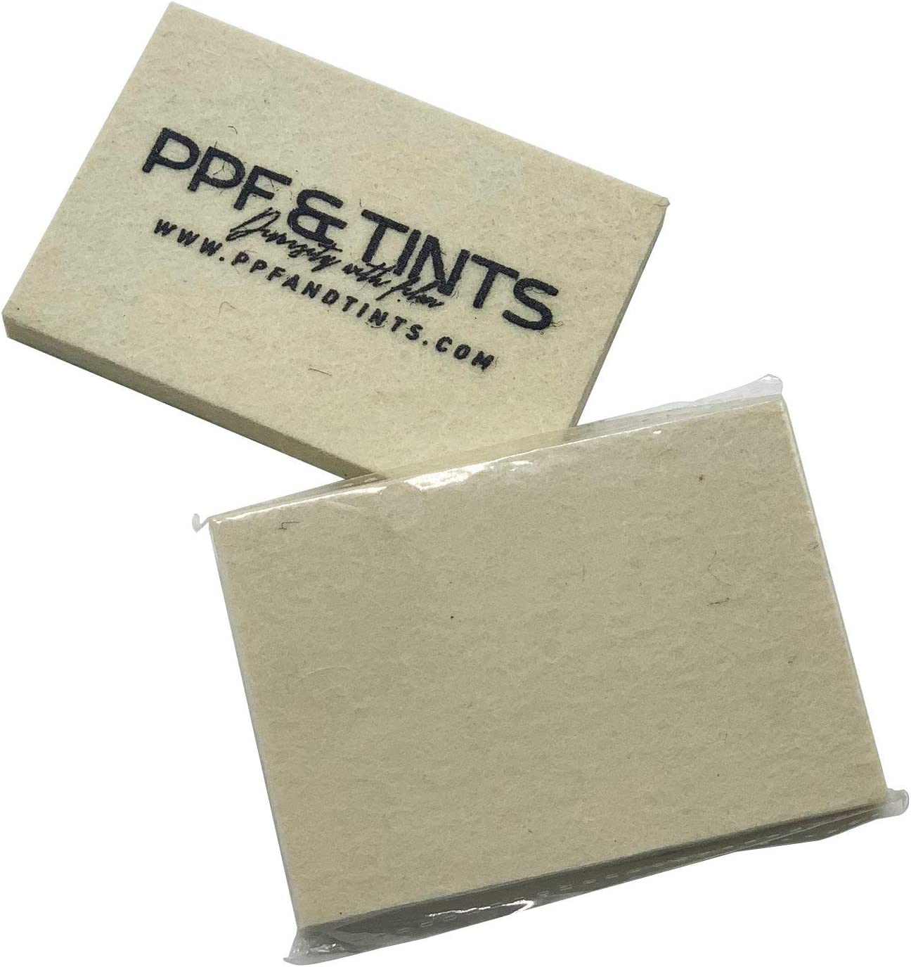 TR RimPro-Tec PPF & Tints Wool Squeegee - Window Tint Squeegee Vinyl Wrap Tool Kit - 4x2.8x0.4 inches