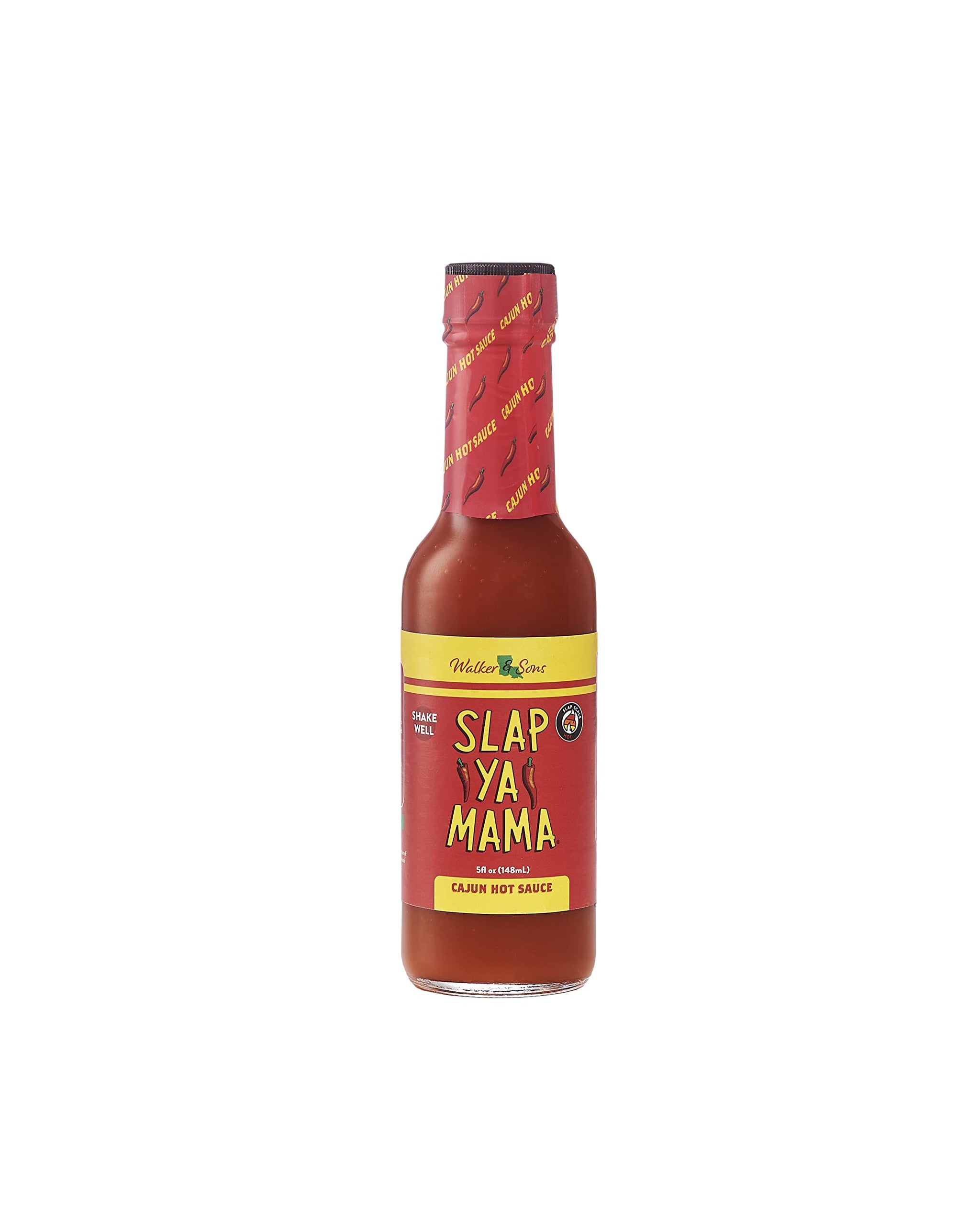 Slap Ya Mama Louisiana Style Hot Sauce Variety Pack, Cajun Hot, Cajun Pepper, Jalapeno Green, 5 oz, Pack of 3