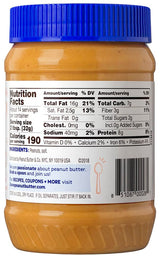 Peanut Butter & Co. Old Fashioned Crunchy Peanut Butter, 8g Protein, Non-GMO Project Verified, No Sugar Added, Gluten Free, Vegan, 16 Ounce (Pack