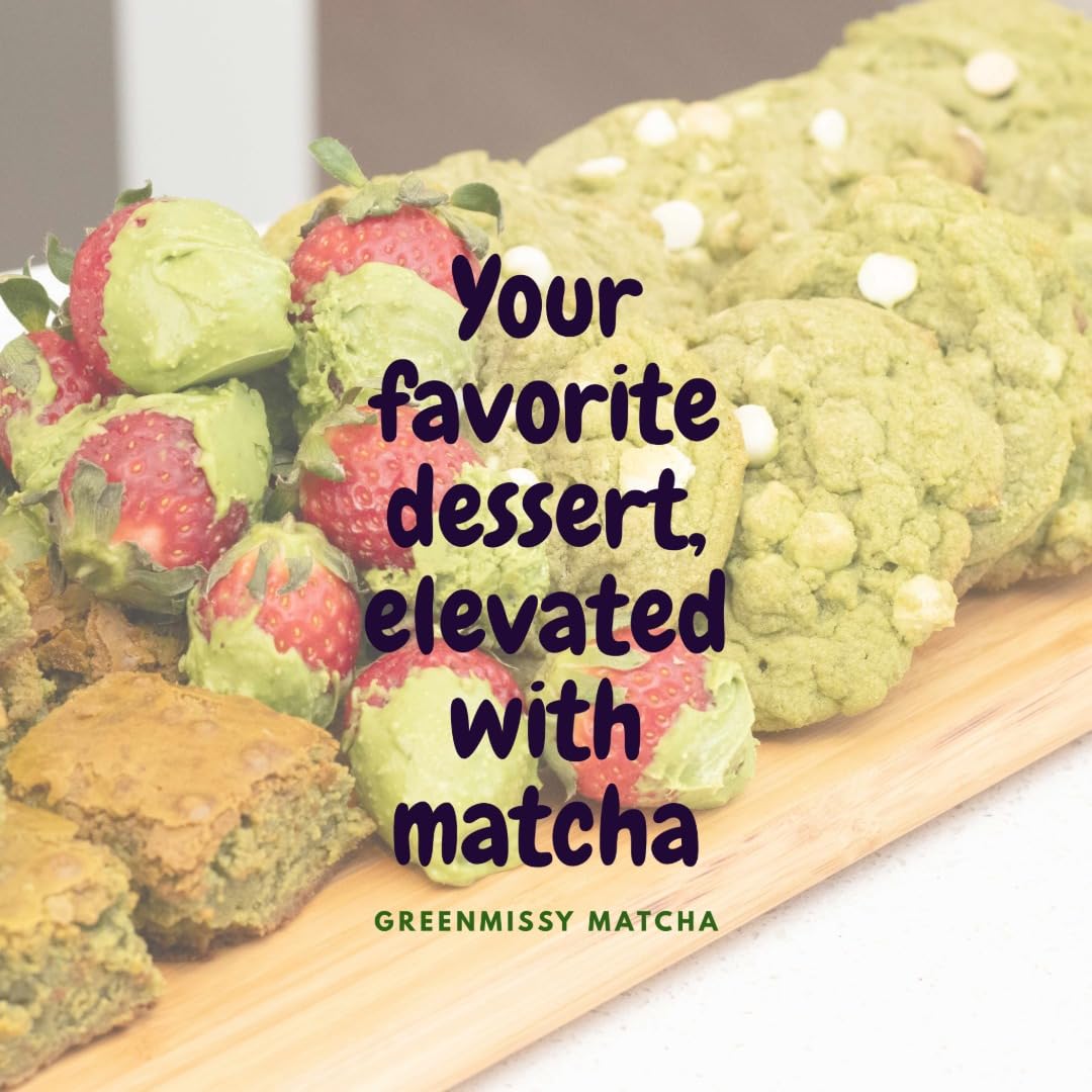 GreenMissy Organic Matcha Powder 7.05 OZ (200 g) - Premium Ceremonial Grade, Authentic Japanese Matcha Green Tea, 100% Pure Matcha for Tea, Smoothies