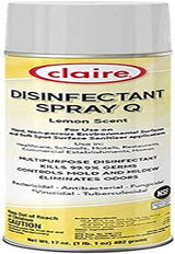 Claire Disinfectant Spray Q, Colorless, Lemon Scent, 17 Fl Oz