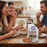Granny's Confections Old-Fashioned Pecan Brittle, 6oz (170g) Bag - Premium Gourmet Southern Candy. Texas Pecan Brittle. The gift for Christmas
