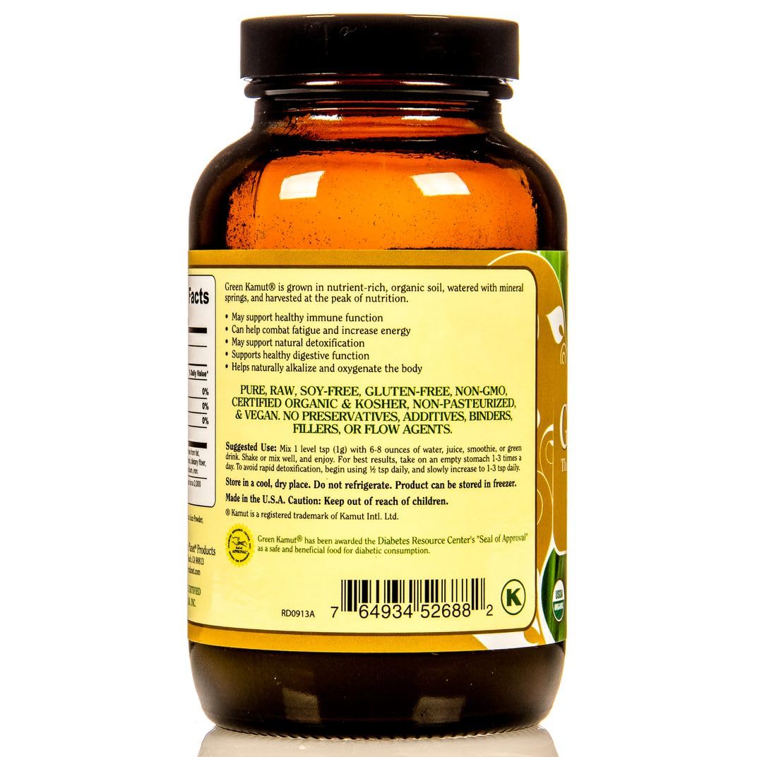 100% Organic Dried Green Kamut Juice