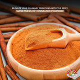 Angel Brand Cassia Cinnamon Powder - Premium Ground Cinnamon for Baking, Coffee, Smoothies, and More - Sweet and Aromatic Spice in a 14oz Bottle