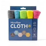 Microfiber Cleaning Cloth, 5 Pcs 12x12 inch High Performance towels- 2000 Washes, Soft Quick Drying Microfiber Towel, Reusable, Microfiber Towels