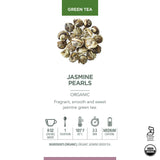 Teabloom Organic Green Tea, Jasmine Pearls Loose Leaf Tea, Captivating and Aromatic Jasmine Tea, USDA Certified Organic and Kosher, 5.29 oz/150 g
