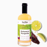 Hella Cocktail Co., Bitters Habanero Margarita Mixer, 750ml - All-Natural Habanero Margarita Mixer