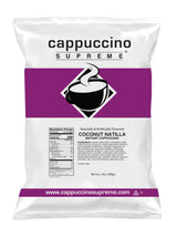 Cappuccino Supreme Coconut Natilla 2 lb bag Instant Cappuccino Mix