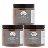 Civilized Coffee Instant Assam Black Tea Powder - For Hot Tea, Iced Tea & Baking, 8 oz Jars (Pack of 3)